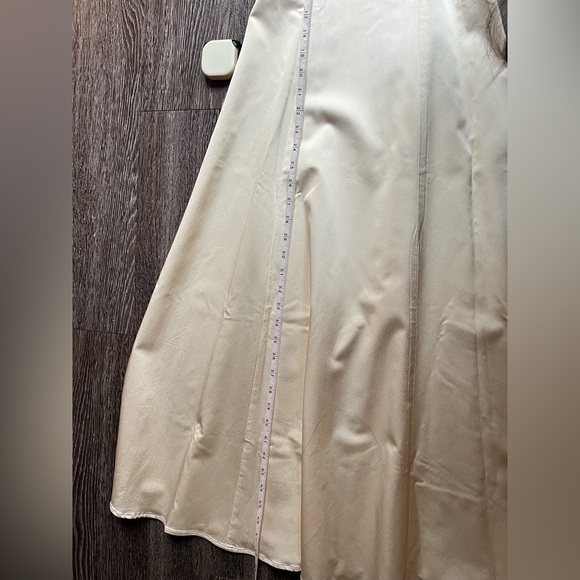 Maryam Nassir Zadeh La Mola Dress ivory/off-white US0 XS S long strappy - Picture 9 of 12